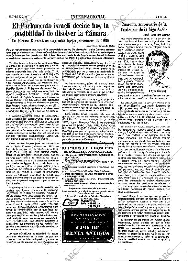 ABC MADRID 22-03-1984 página 31