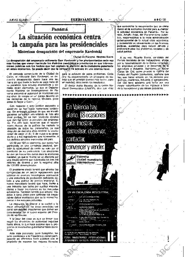 ABC MADRID 22-03-1984 página 35