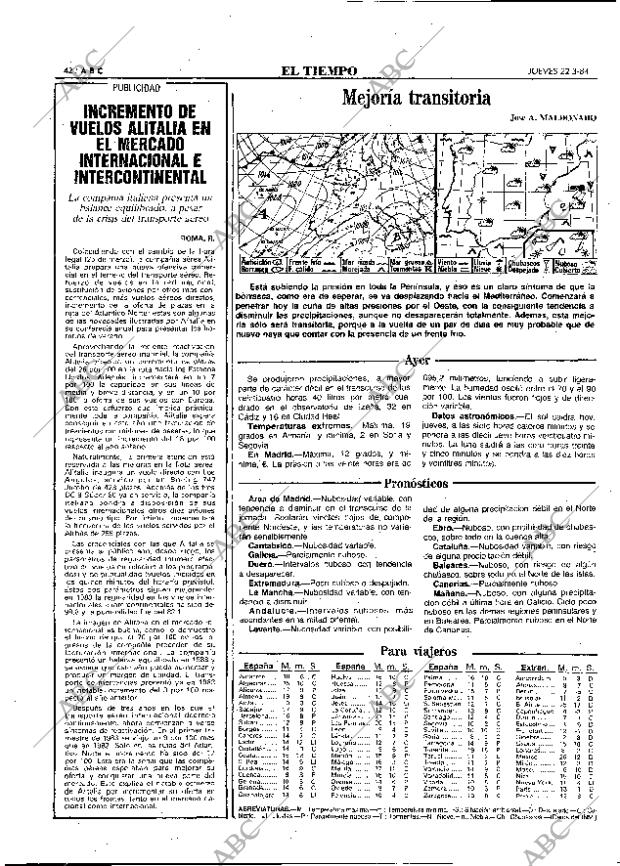 ABC MADRID 22-03-1984 página 42