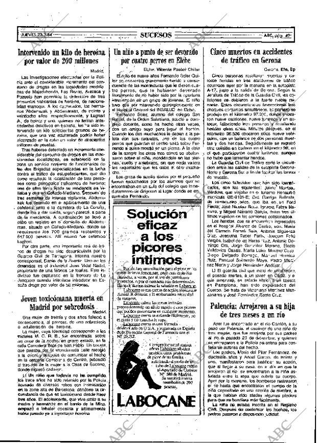 ABC MADRID 22-03-1984 página 49