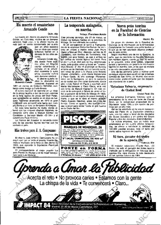 ABC MADRID 22-03-1984 página 50