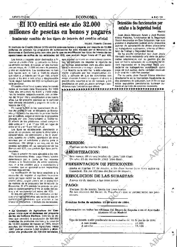 ABC MADRID 22-03-1984 página 59