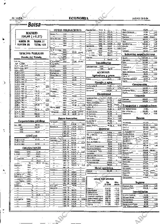 ABC MADRID 22-03-1984 página 60