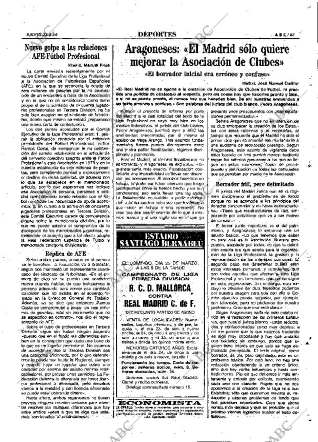 ABC MADRID 22-03-1984 página 67