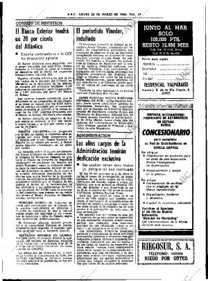 ABC SEVILLA 22-03-1984 página 17