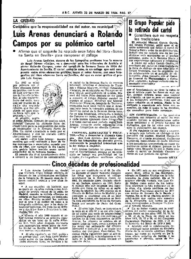 ABC SEVILLA 22-03-1984 página 27