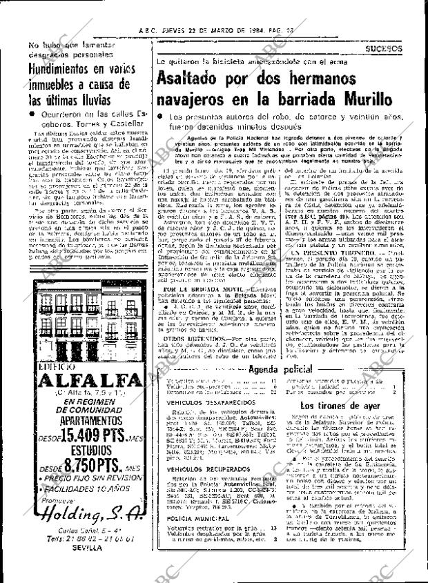 ABC SEVILLA 22-03-1984 página 28