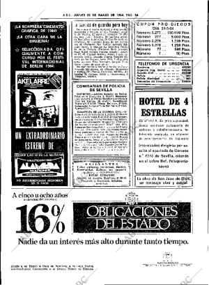 ABC SEVILLA 22-03-1984 página 54