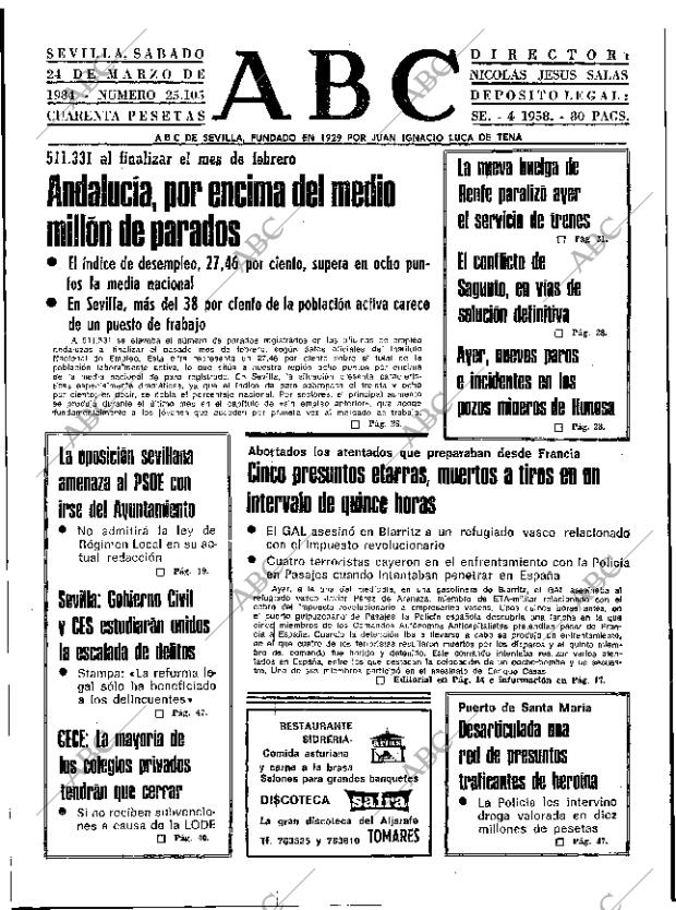 ABC SEVILLA 24-03-1984 página 13