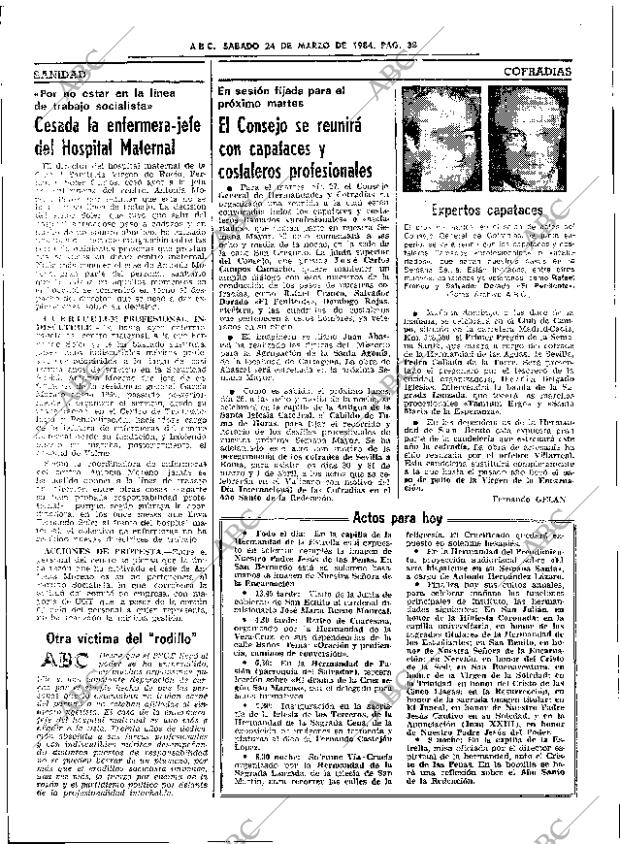 ABC SEVILLA 24-03-1984 página 38