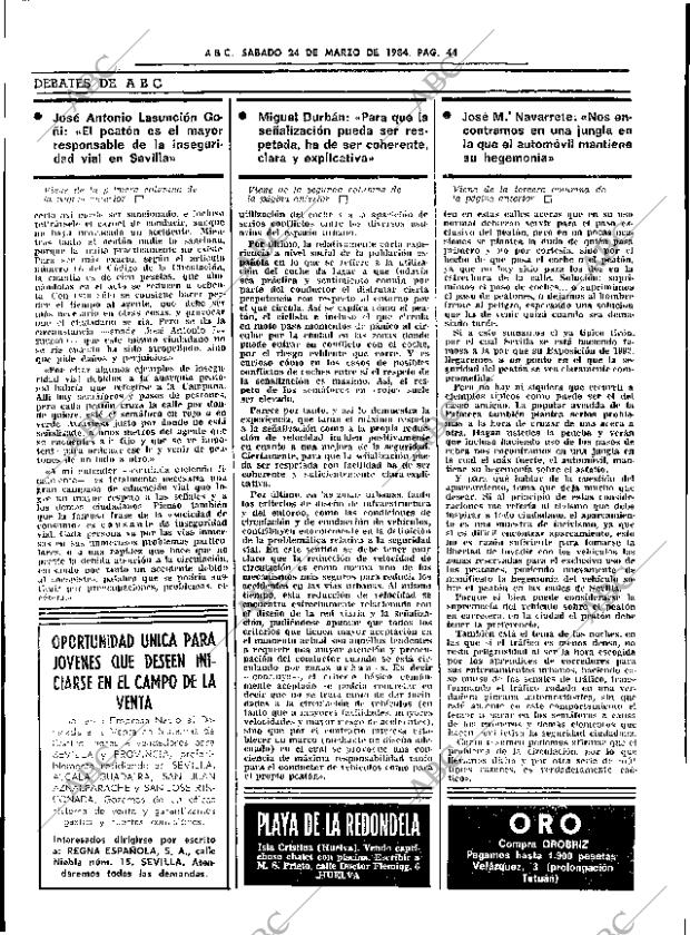 ABC SEVILLA 24-03-1984 página 44