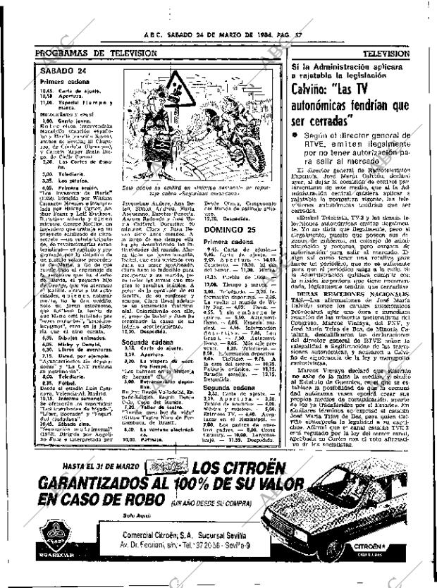 ABC SEVILLA 24-03-1984 página 57