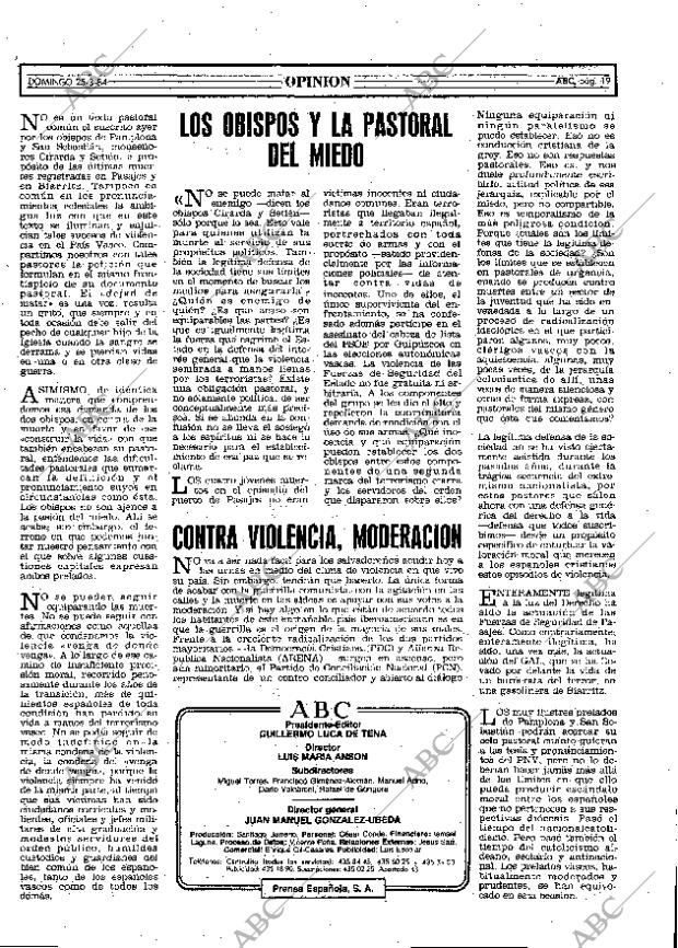 ABC MADRID 25-03-1984 página 19