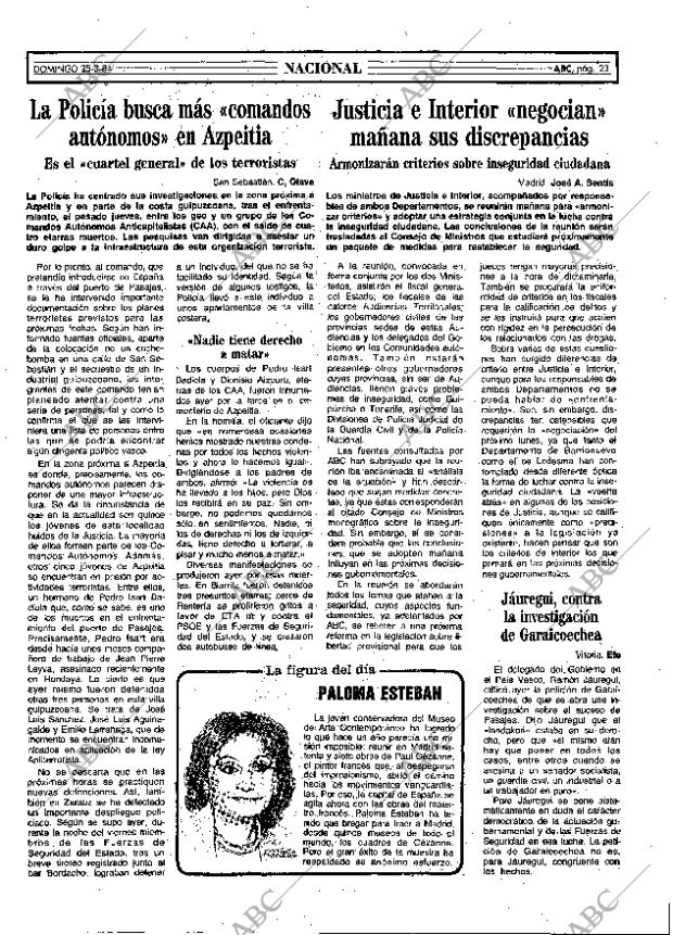 ABC MADRID 25-03-1984 página 23