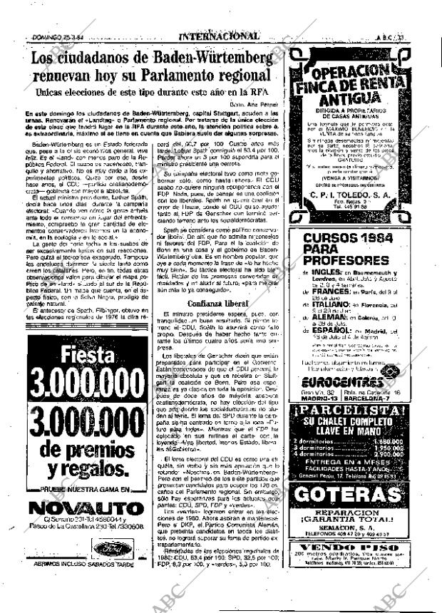ABC MADRID 25-03-1984 página 33