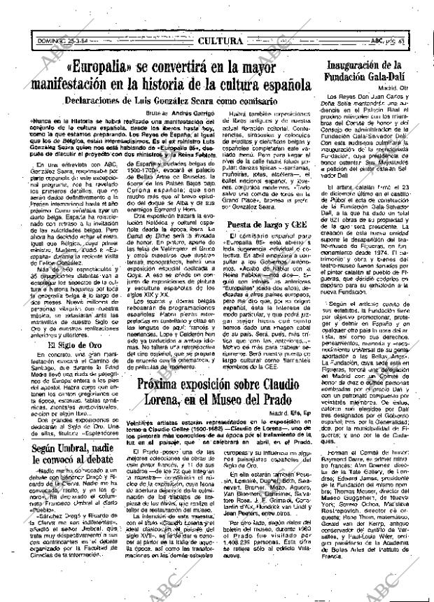 ABC MADRID 25-03-1984 página 45