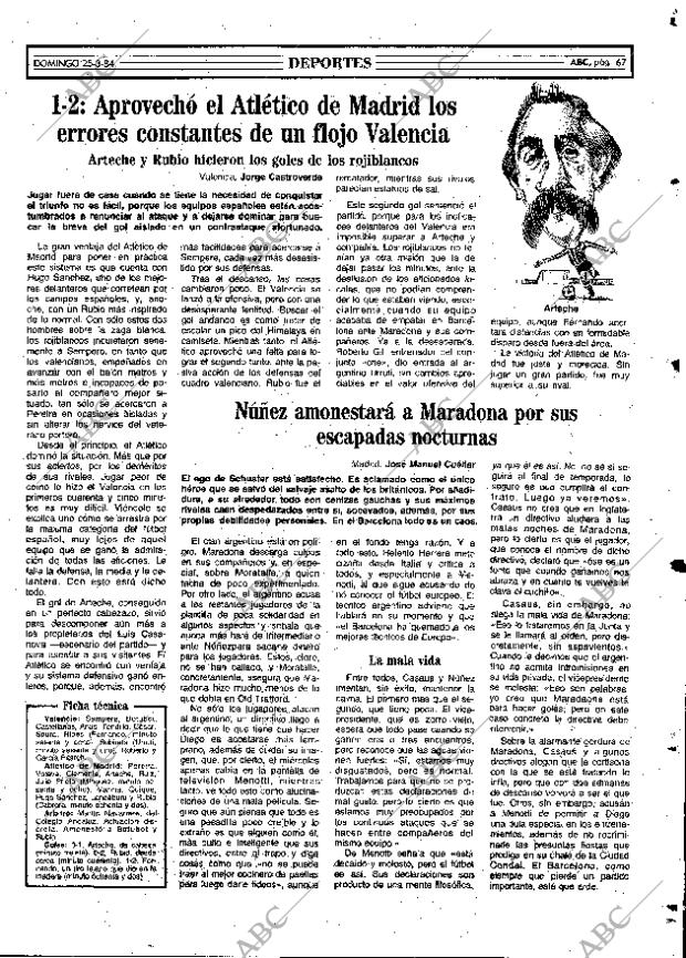 ABC MADRID 25-03-1984 página 67