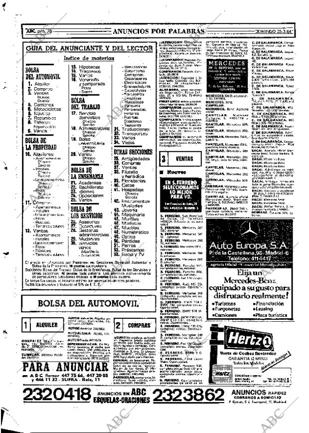 ABC MADRID 25-03-1984 página 78