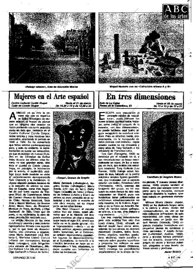 ABC MADRID 25-03-1984 página 99