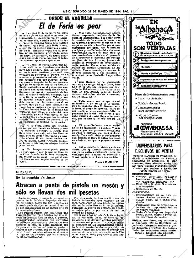 ABC SEVILLA 25-03-1984 página 41