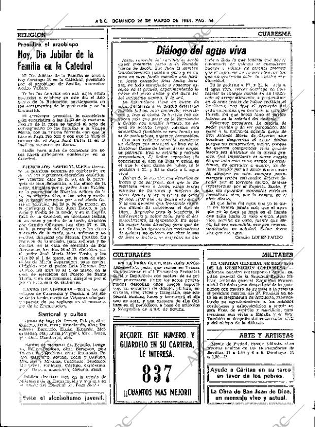 ABC SEVILLA 25-03-1984 página 46