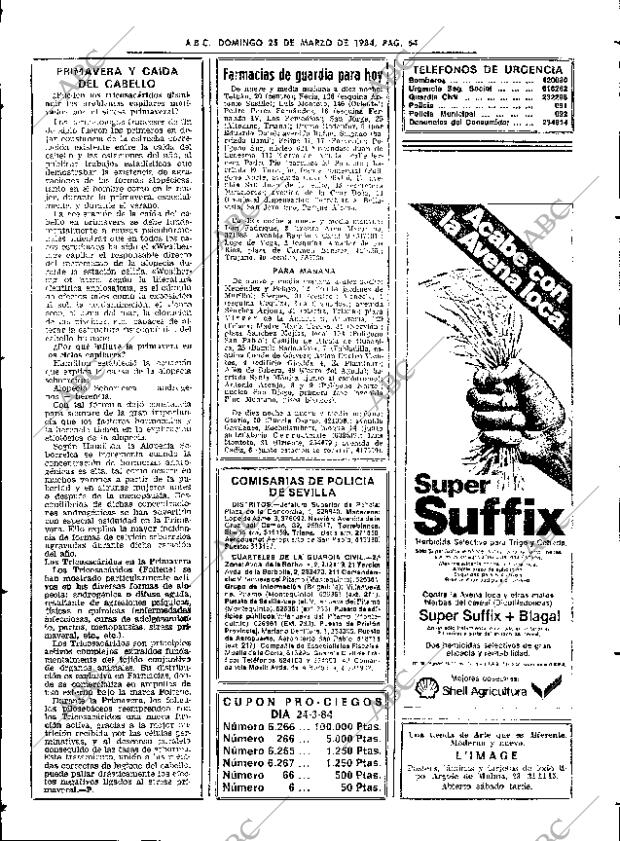 ABC SEVILLA 25-03-1984 página 64