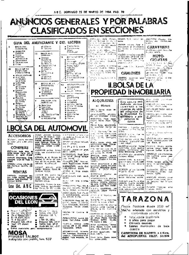 ABC SEVILLA 25-03-1984 página 70