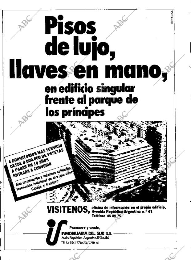 ABC SEVILLA 25-03-1984 página 88