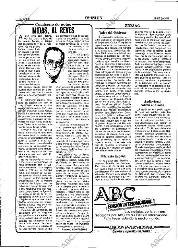 ABC MADRID 26-03-1984 página 16