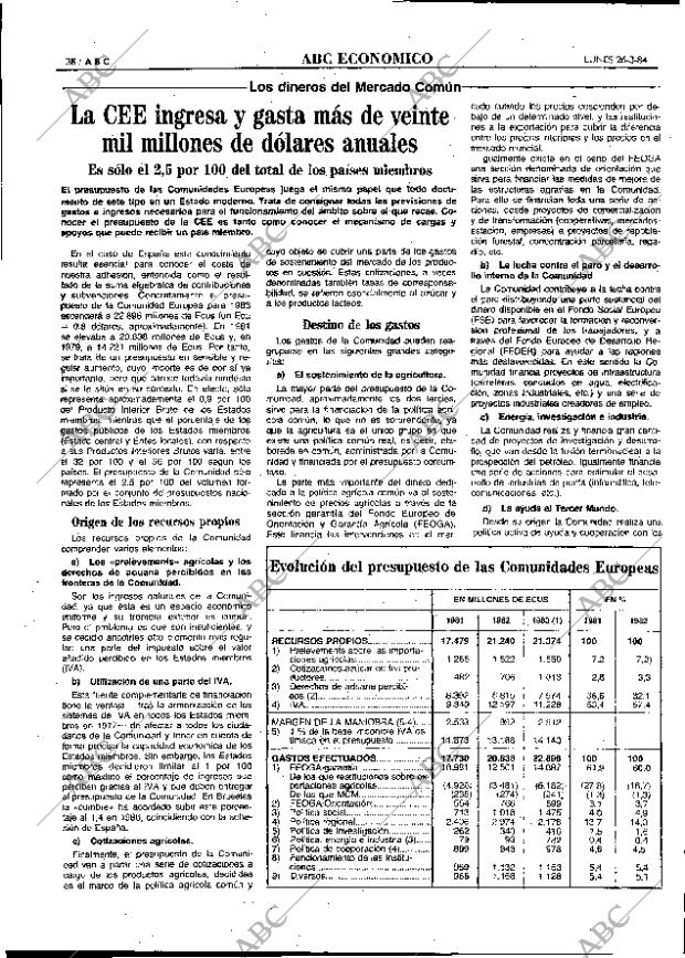 ABC MADRID 26-03-1984 página 38