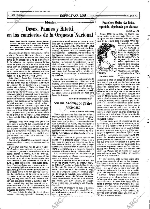ABC MADRID 26-03-1984 página 63