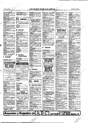 ABC MADRID 26-03-1984 página 74