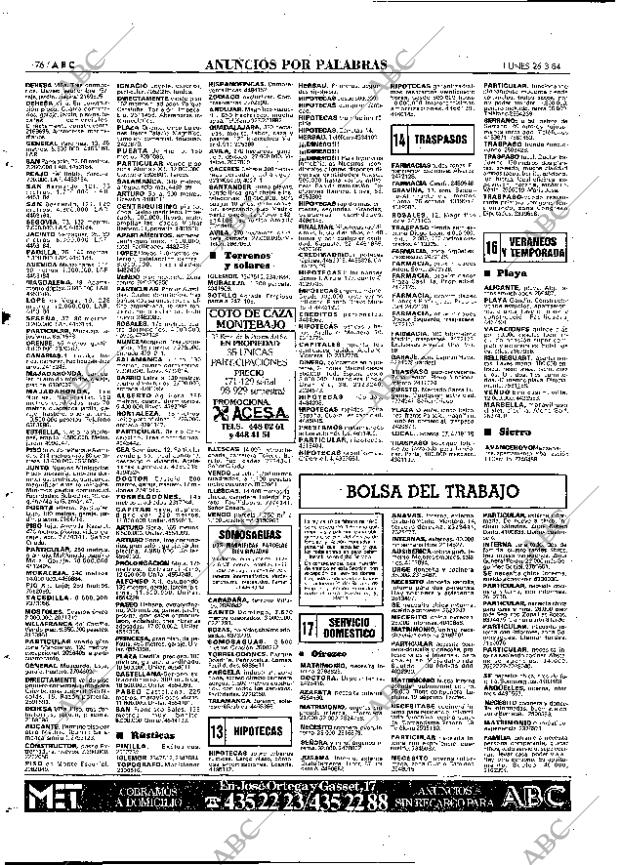 ABC MADRID 26-03-1984 página 76
