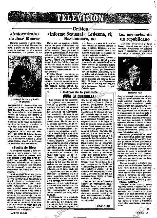 ABC MADRID 27-03-1984 página 101