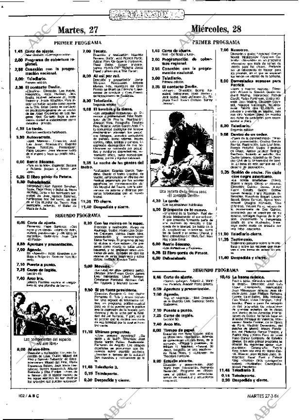 ABC MADRID 27-03-1984 página 102
