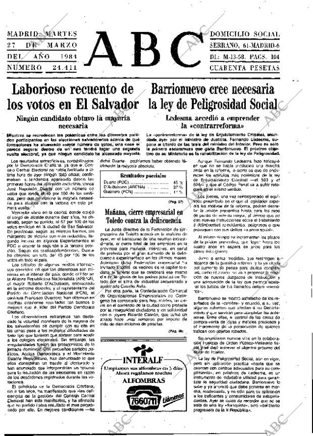 ABC MADRID 27-03-1984 página 13