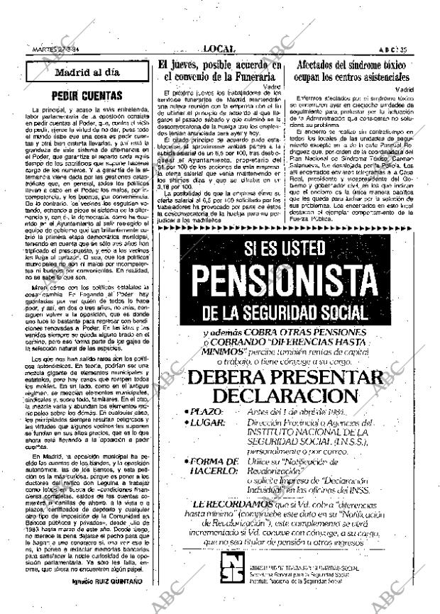 ABC MADRID 27-03-1984 página 35