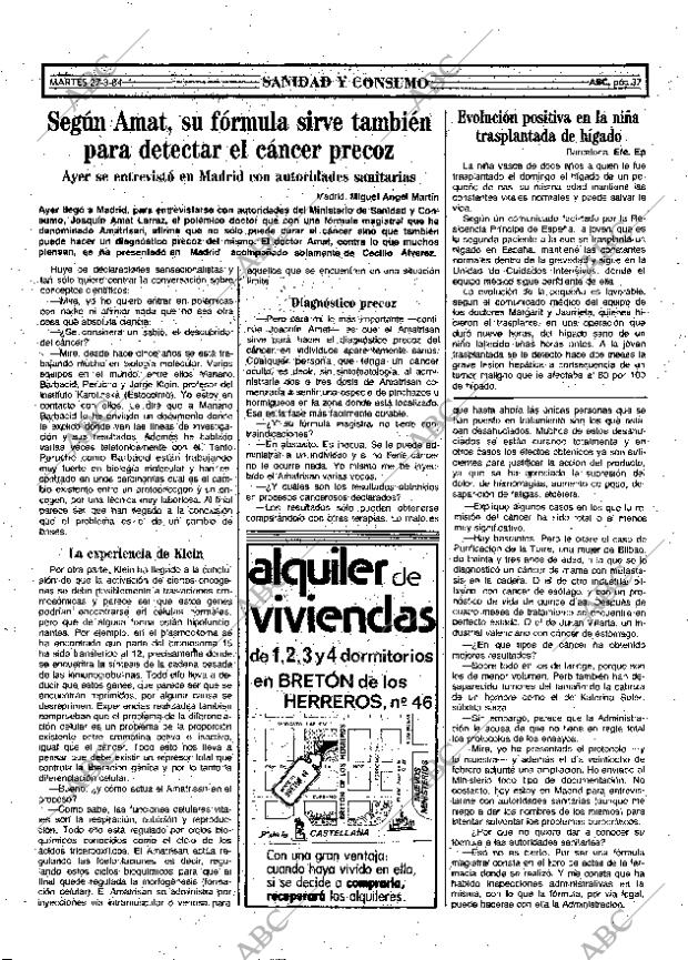 ABC MADRID 27-03-1984 página 37