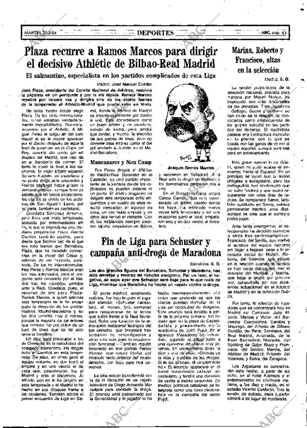 ABC MADRID 27-03-1984 página 63