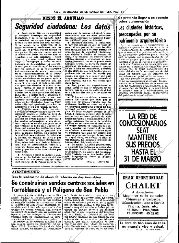 ABC SEVILLA 28-03-1984 página 31