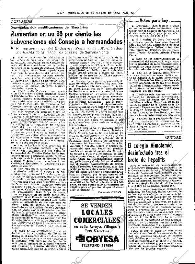 ABC SEVILLA 28-03-1984 página 34