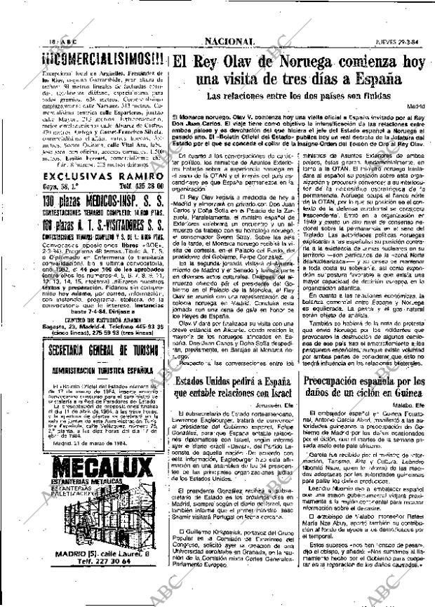 ABC MADRID 29-03-1984 página 18