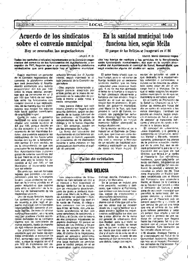 ABC MADRID 29-03-1984 página 31