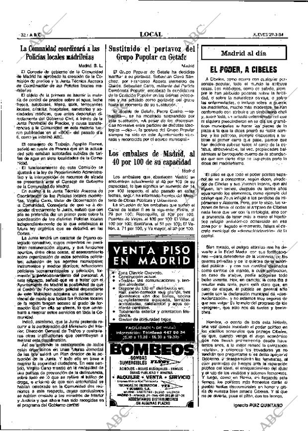 ABC MADRID 29-03-1984 página 32