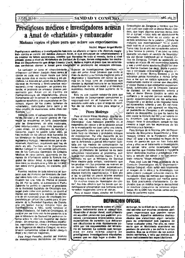 ABC MADRID 29-03-1984 página 35