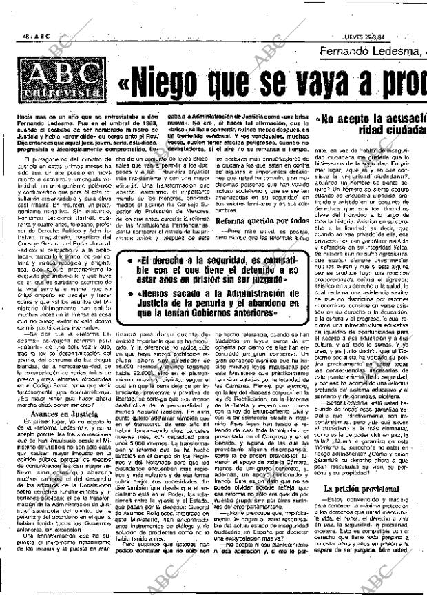 ABC MADRID 29-03-1984 página 48