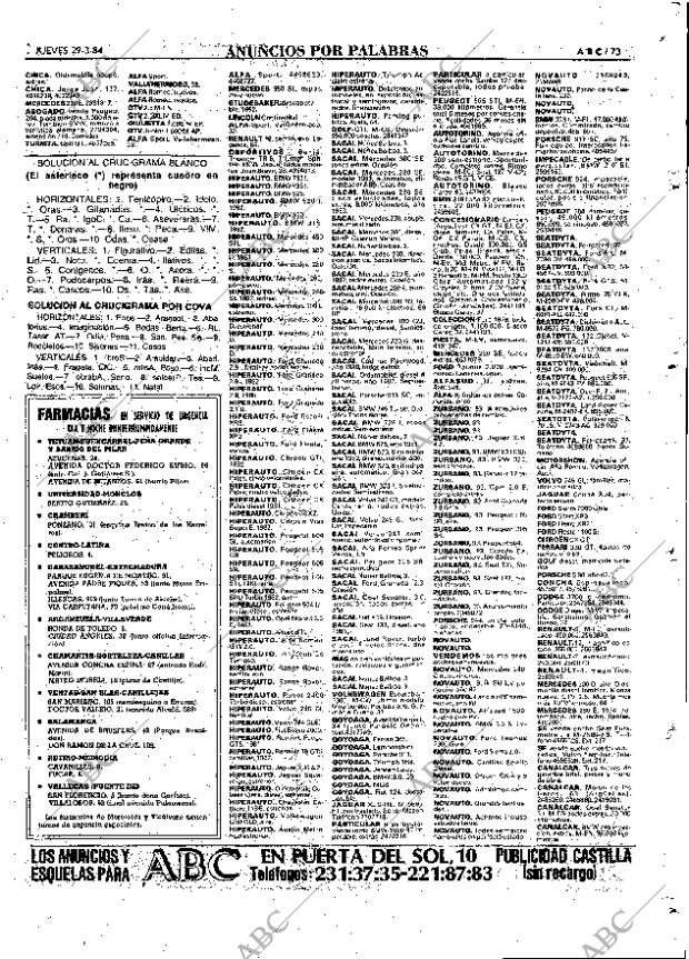 ABC MADRID 29-03-1984 página 73