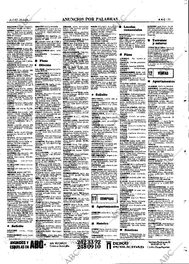 ABC MADRID 29-03-1984 página 75