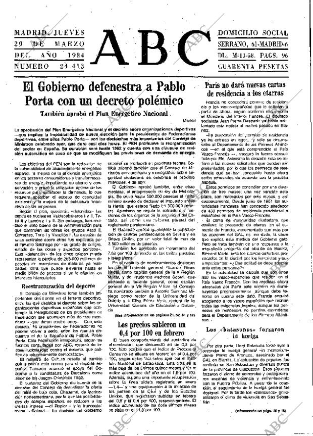 ABC MADRID 29-03-1984 página 9