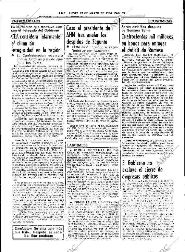 ABC SEVILLA 29-03-1984 página 24